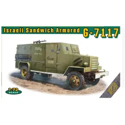 Ace 72609 1/72 Idf Sandwich Armoured Chevrolet 7117 1/5t Plastic Model Kit