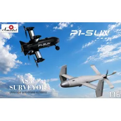 Amodel 16001 1/16 P1-sun Drone As-3 Surveyor Drone Plastic Model Kit
