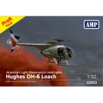 Amp 32-003 1/32 Hughes Oh-6 Loach American Light Observation Helicopter