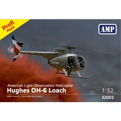Amp 32-005 1/32 Hughes Oh-6 Cayuse Profi Pack American Light Observation Helicopter