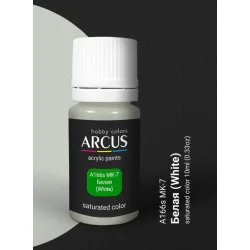 Arcus A166s Acrylic Paint Mk-7 White Ussr Series Saturated Color 10ml