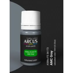 Arcus A586s Acrylic Paint Fs 36173 Amc Gray Saturated Color 10ml