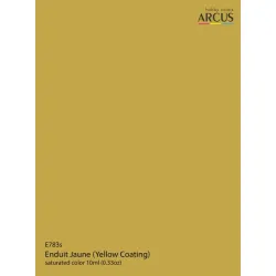 Arcus A783 Acrylic Paint Enduit Jaune Yellow Coating Saturated Color 10ml