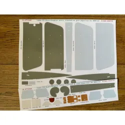 Aviattic Att32407 1/32 Fokker E.iii Austro Hungarian Service Re Painted Dark Green Sky Blue Doped Linen