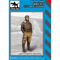 Black Dog F32192 1/32 German Pilot Wwii /2 Resin Figures Kit