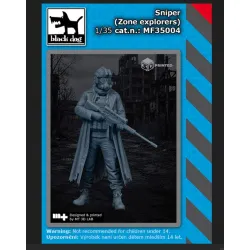 Black Dog Mf35004 1/35 Sniper Zone Explorers Figures Model Kit