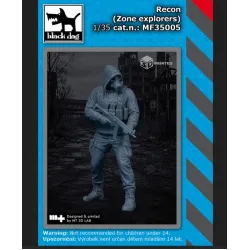 Black Dog Mf35005 1/35 Recon Zone Explorers Figures Model Kit
