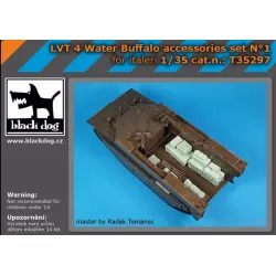 Black Dog T35297 1/35 Lvt-4 Water Buffalo Accessories Set N1 For Italeri
