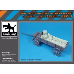 Black Dog T35319 1/35 West European Cart Accessories Set For Master Box