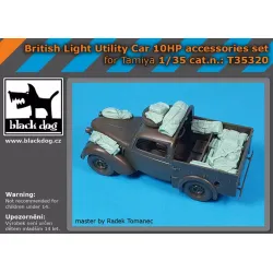 Black Dog T35320 1/35 British Light Utility Car 10hp Accessories Set For Tamiya