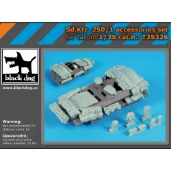 Black Dog T35326 1/35 Sd Kfz 250/1 Accessories Set For Takom