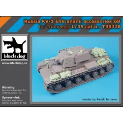 Black Dog T35328 1/35 Russian Kv-1 Ehkranami Accessories Set For Trumpeter