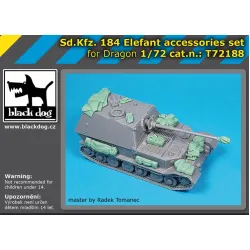 Black Dog T72188 1/72 Sd Kfz 184 Elefant Accessories Set For Dragon