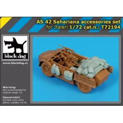 Black Dog T72194 1/72 As 42 Sahariana Accessories Set For Italeri Stowage