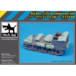 Black Dog T72196 1/72 Sd Kfz 135 Accessories Set For Rpm