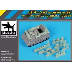 Black Dog T72198 1/72 Us M113 A 2 Accessories Set For Trumpeter
