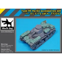 Black Dog T72212 1/72 Type 95 Ha-go Accessories Set For Ibg