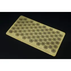 Brengun Brl32050 1/32 Tie Down Points Star Type Pe Set Of Tie Down Points