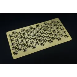 Brengun Brl32051 1/32 Tie Down Points Cross Type Pe Set Of Tie Down Points