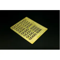 Brengun Brl72283 1/72 Propeller Flangers For Wooden Propellers Photo-etched