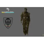 Black Snake Bep-05 1/35 Paratrooper Of The 1st Bep Group Leader Foreign Legion Resin Figure