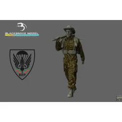 Black Snake Bep-07 1/35 Paratrooper Of The 1st Bep Foreign Legion Resin Figure
