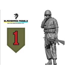 Black Snake Bro-09 1/35 Us Soldier Big Red One Vietnam War Resin Figure Kit