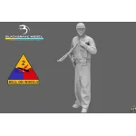 Black Snake Crew-05 1/35 Usa Tank Crew Ww2 Resin Figure Kit