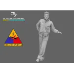 Black Snake Crew-06 1/35 Usa Tank Crew Ww2 Resin Figure Kit