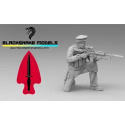 Black Snake Delta-04 1/35 Delta Force Operator Resin Figure Kit