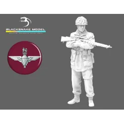 Black Snake Devil-04 1/35 Commando Red Devils Sniper Resin Figure Kit