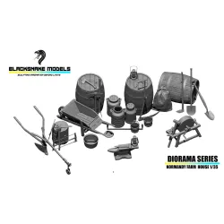 Black Snake Ds-01 1/35 Farm Accessory Tools And Equipment Resin Diorama Kit
