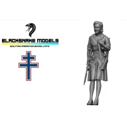Black Snake Ffi-03 1/35 Ffi French Resistance Fighter 1944 Resin Figure Kit