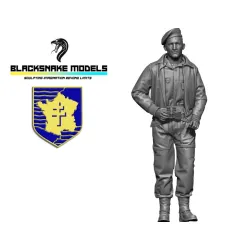 Black Snake Ffl-02 1/48 Tank Commander 2nd Armored Division Leclerc Resin Figure Kit