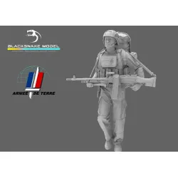 Black Snake Fr-10 1/35 French Soldier Mag 58 Resin Figure Kit