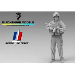 Black Snake Fr-23 1/35 French Engineer Soldier In Afghanistan Resin Figure Kit