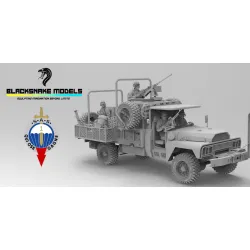 Black Snake Fr-crew-03 1/35 Pack Crew Vlra French Sas Resin Figur Kit