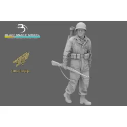 Black Snake Fsj-06 1/35 Fallschirmjager Panzerschreck Team Resin Kit