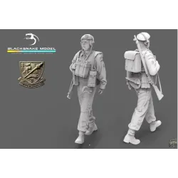 Black Snake K-13 1/35 Radio Commando Kieffer Resin Figure Kit