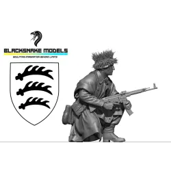 Black Snake Pg-07-48 1/48 Ww2 Panzergrenadier Rifleman Resin Figure Kit