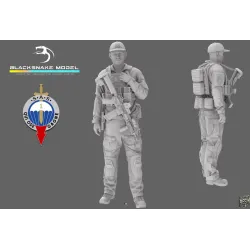 Black Snake Sas-01 1/35 1er Rpima French Sas Resin Figure Kit