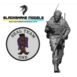 Black Snake Seals-v-03 1/35 Seal Team One Broken Signal Rto Operator Unexpected Guest Resin Kit
