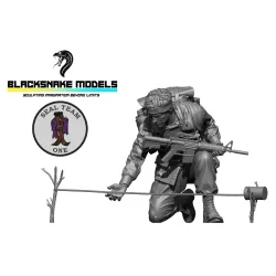 Black Snake Seals-v-07 1/35 Seal Team One Green Slug Unexpected Guest Resin Kit