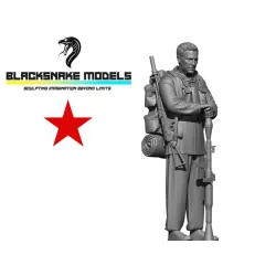 Black Snake Spetnaz-07-48 1/48 Gru The Bear In The 1980s Resin Figure Kit
