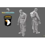 Black Snake St-02 1/35 101st Airborne Soldier Ww2 D-day Resin Figure Kit