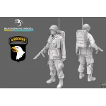 Black Snake St-03 1/35 101st Airborne Radio Operator Ww2 D-day Resin Figure Kit