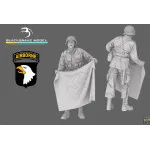Black Snake St-14 1/35 101st Airborne Soldier Ww2 D-day Resin Figure Kit