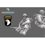 Black Snake St-18 1/35 101st Airborne Soldier Ww2 D-day Resin Figure Kit