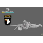 Black Snake St-20 1/35 Gunner 101st Airborne Soldier Ww2 D-day Resin Figure Kit