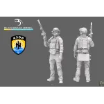 Black Snake Uks-02 1/35 AZOV Ukrainian Soldier Resin Figure